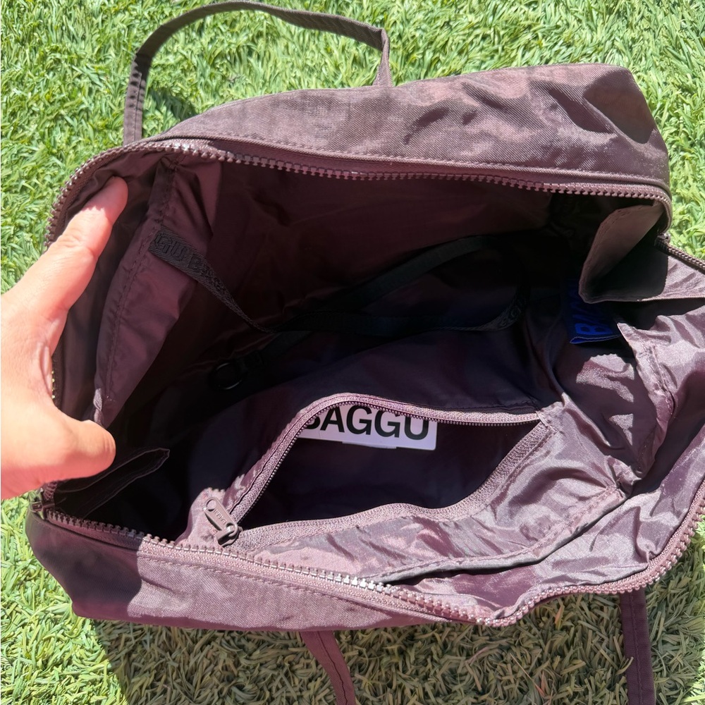 Baggu Bowler bag in Medium Choco Plum Women's Bag - Picture 2 of 2